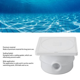 HEEPDD Underwater Junction Box, G3/4in DN20 Underwater Light Distribution Box Waterproof Pool Junction Box for Swimming Pool Lighting Facilities