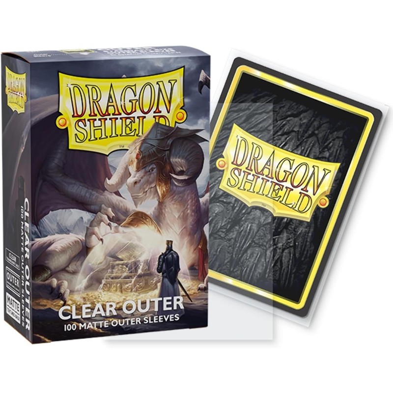 Dragon Shield Matte Outer Sleeve Clear 100 pieces AT-13002