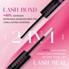 FADVAN Eyelash Glue Waterproof 10ml - 2-in-1 Bond & Seal