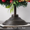 Wreath Stands for Display, Retro Black Standing Wreath Holder, Wrought