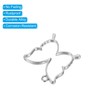 PATIKIL Alloy Open Back Bezel Pendants, 20 Pack Butterfly Shaped