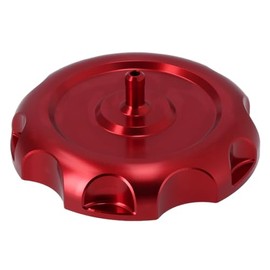 CNC Fuel Cap with Ventilation, 'Racing Look', Red - for Simson S50, S51, SR50, SR80, KR51 Schwalbe, SR4 Bird Series