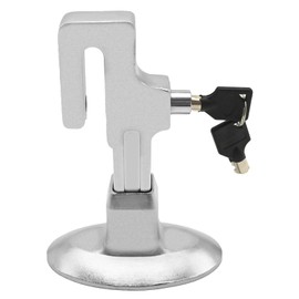 Ollanoos Stainless Steel Clutch Pedal Lock, Universal Clutch Lock Anti-Theft Device, Replacement for Car Truck Van Caravan Camper