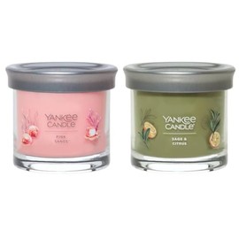 Yankee Candle Small Tumbler Jar Candles, Pure Haven Variety Pack, 4 Ounce, (Pack of 2)