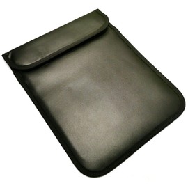 Lightweight PU Leather Faraday Bag Wireless Signal Shield Compatible With Tablet Up To 10.2 Inch - Shield 5G 4G WiFi BT NFC RF