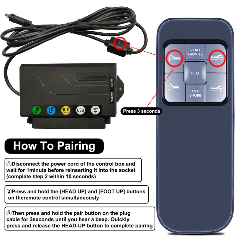 RETROSUN Replacement Remote Control for Homestock 99787W 58307W, for Malouf