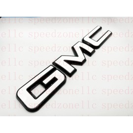 Auto Rear Tailgate GMC White Black OVERLAY Emblem Badge Fit 2023+ GMC Canyon