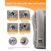 Sunany Travel Pillow, Inflatable Neck Pillow Used for Airplanes/Cars/Buses/Trains/Office Napping