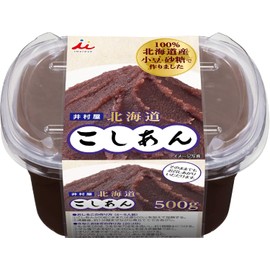 Imuraya Hokkaido Koshian Smooth Sweet Bean Paste 500g (Pack of 1), Made from 100% Hokkaido Azuki Red Bean & Hokkaido Beet Sugar, Additives Free, No Salt Added, MADE IN JAPAN