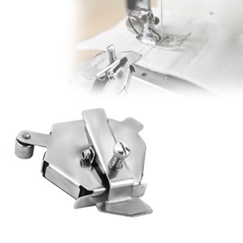 Multi-Purpose Magnetic Guide for Sewing Machine, Stainless Steel Magnetic Seam Guide Polygonal Hemmer Magnetic Sewing Guide Universal Sewing Machine Accessory Supplies (Silver)