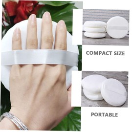 FOMIYES 2sets Cute Body Powder Puff Round Face Powder Puff Foundation Makeup Skin Friendly Material 6pcs*2