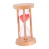 NOLITOY Sand Timer for Study and Cooking Red Timer Management