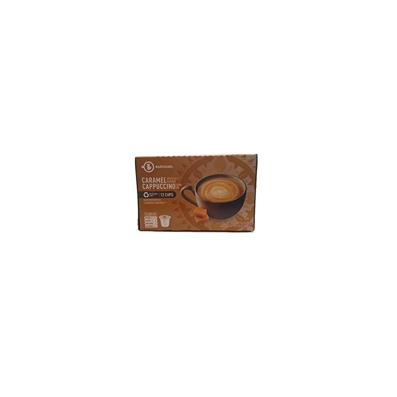 Barissimo Caramel & French Vanilla Cappuccino Cups, 12 K-Cups Each