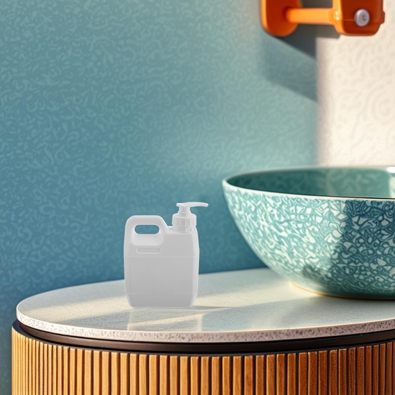 Healvian Travel Body Wash Container 2-in-1 Shampoo Dispenser Heavy-Duty Plastic