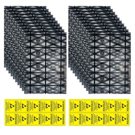 EOWVISN 20 Anti-Static Grid Bags And 20 Anti-Static Label Stickers, Warning Stickers, And Electronic Component Storage Bags.