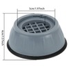 CHENGZI 4-Piece Washing Machine Feet Pads Noise Reducing Anti Slip