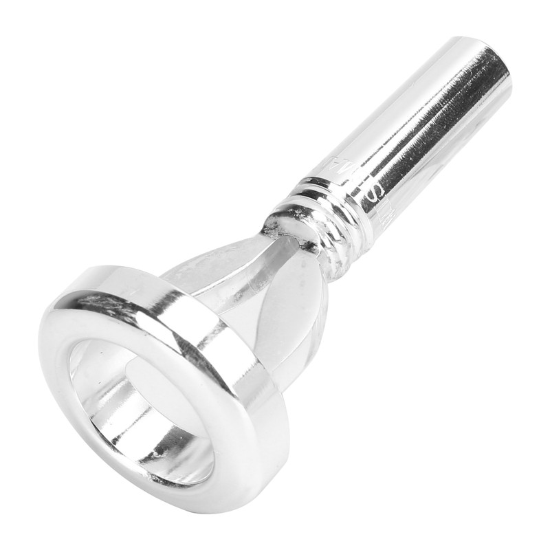 Trombone Mouthpiece Trainer Cooper Silver Plated Simulator Trumpet Practice Instrument