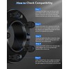 ECCPP 4PCS 5x150mm hubcentric Wheel Spacers 5 Lug 2 inch