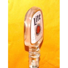 Miller Lite Lucite Shotgun Style Draft Beer Tap Handle Keg Marker