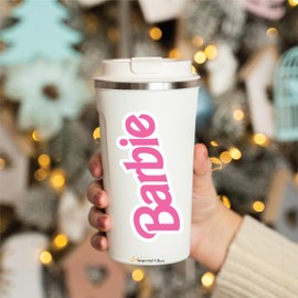 IMPERIAL VIBES – Doll Sticker – Vinyl Pink Doll Sticker for Car, Truck, & Van – Indoor and Outdoor Use for Laptop – Waterproof Decal for Kids Bed and Water Bottle – Removable Notebook Decal - Imp 97