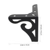 KONTONTY 4 Pcs Iron Sofa Support Legs Strong Cabinet Legs