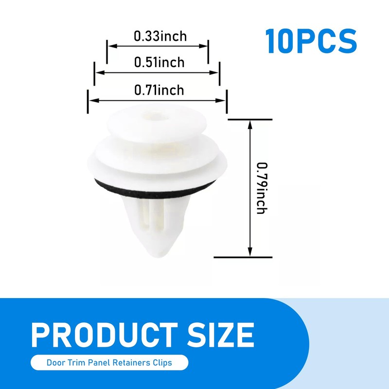 Ferianl 10PCS Door Trim Panel Retainer Clips, OEM#90467-A0005 Door Panel