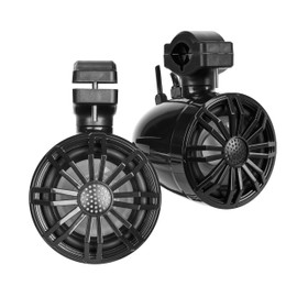 BELVA BH35BRB Version 2 – 160W Peak (80W RMS) 3.5" Bluetooth Motorcycle Handlebar Speaker System with RGB Lights, IP55 Water Resistance, Remote, and Mounting Hardware for Motorcycles/ATVs/Jet Skis