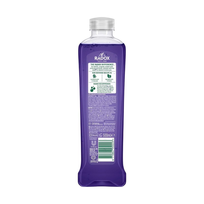 Radox Mineral Therapy Muscle Bath Soak Bubble Bath 500 ml,