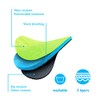 Insoles for Men and Women, Extra Comfort, 3 Layers, Shock