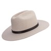 Jeanne Simmons Women's Flat Brim Cowboy Hat - Oatmeal OSFM