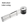 Pastry Multi-Wheel Cutter, Adjustable Pizza Slicer Multi-Round Baking Roller Dough