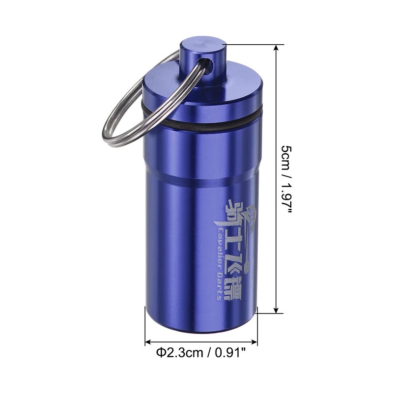 PATIKIL Portable Dart Accessories Storage Box, Aluminium Dart Soft Tips