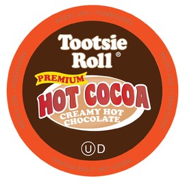 Tootsie Roll Hot Chocolate Pods, Single Serve Premium Cocoa, Compatible with K-Cup Brewers, 12 Count (Pack of 6)