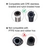 TunePro 6AN Hose End Fitting 45 Degree Swivel for CPE
