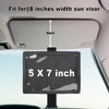 Registration Insurance Card Document Holder for Visor, Carrying Case for