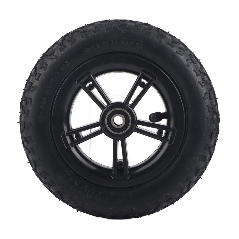 8in Electric Scooter Tire with Wheel Hub Inflation E‑Bike Rubber