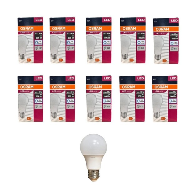 Osram LED Value 8.5 Watt Led Ampul 6500K Beyaz Işık