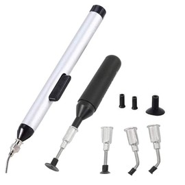 Jiayouy 2-Piece IC Pick up Vacuum Sucking Pen Set for precision component placement with Interchangeable Tips and Cups