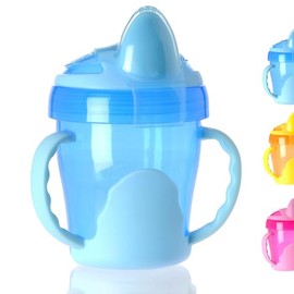 Vital Baby My First Drinking Cup with Handles – 220 ml – Leak-Proof, Ergonomically Shaped, Dishwasher Safe, Sippy Cup, from 4 Months