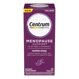 Centrum Apoyo Para Menopausia Sueño Reparador 28 Pzas Sabor Sin Sabor