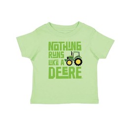 John Deere Mds1253 Nothing Runs Like A Deere Toddler-Key Lime-3T