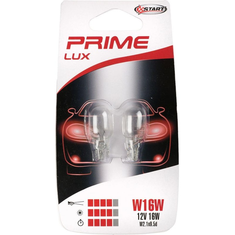 Start W16 W Glass Bulbs 12 V 16 W (2PZ)