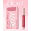 Lestpola Lip Stain Marker Pen-1Pcs Nude Brown Hydrating Lip Stain