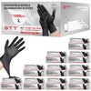 GTT Nitrile Exam Gloves, 8 Mil, 400 Count, Powder-Free, Disposable