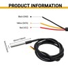 3 Pieces Digital Temperature Sensor 2 m and 2 Pieces