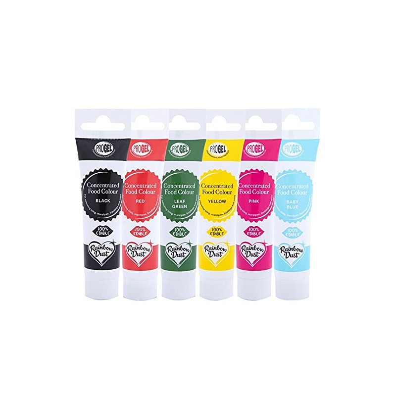 Rainbow Dust ProGel Multi Pack Essentials 6 x 25 ml