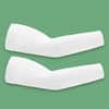 UV type summer protection arm cuffs cool shade tosh white cool torso ribbed Cuff type-white 2ea