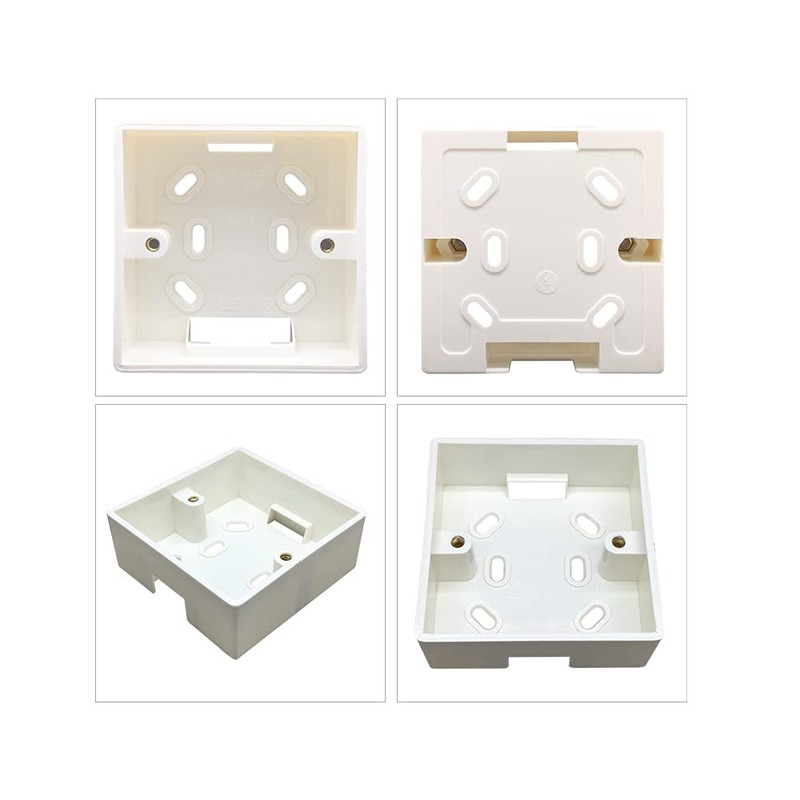 Beok surface-mounted box for underfloor heating thermostat, surface-mounted housing for