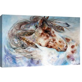 GRANDART.COM - Thunder Appaloosa Indian War Horse - Canvas Wall Art By Marcia Baldwin