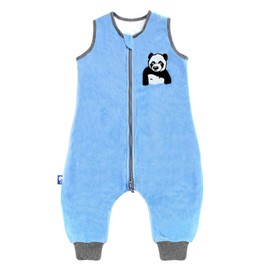 SINCERE Sleeping Bag with Feet Baby Wearable Fleece Blanket for First Walking Trials Infant Children 1-4 Years tog1.5, Blue, Blue